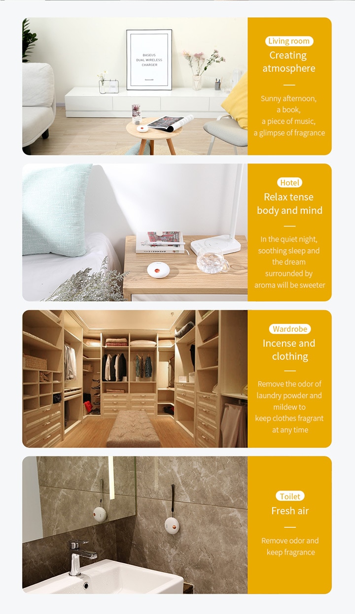 Rechargeable Air Freshener for Cars