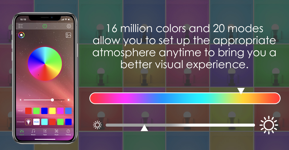 Wireless Smart RGB Light Bulb