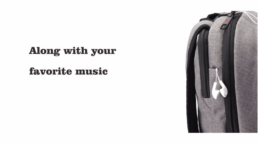 Men's Business Style Anti Theft Backpack