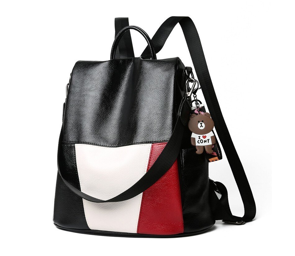 Fashion Anti-Theft Women's PU Leather Backpack